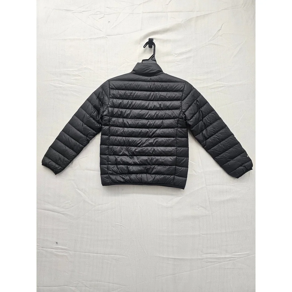 Eddie Bauer Youth Down Packable Jacket Black Kids Size Medium‎ 7/8 E934OW903 NEW